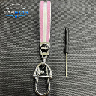 سر کلیدی ( جا کلیدی ) طرح چرمی رنگ صورتی
